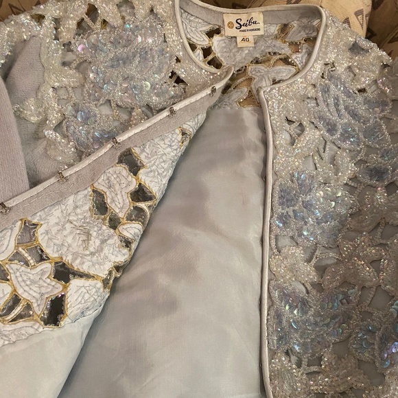 Elegant, Dressy Beaded Sweater - Picture 5 of 8